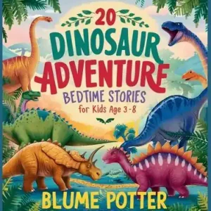 Cheap 20 Dinosaur Adventure Bedtime Stories For Kids Age 3 - 8