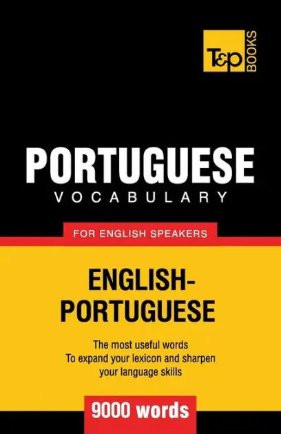 Shop Now Portuguese vocabulary for English speakers - 9000 words