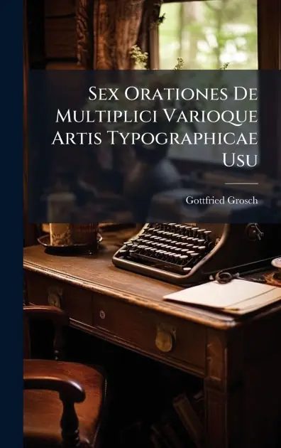 Low Price Sex Orationes De Multiplici Varioque Artis Typographicae Usu