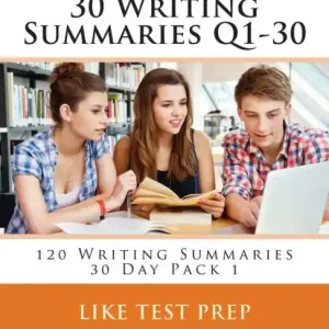 Buy Today 30 Writing Summaries Q1-30: 120 Writing Summaries 30 Day Pack 1