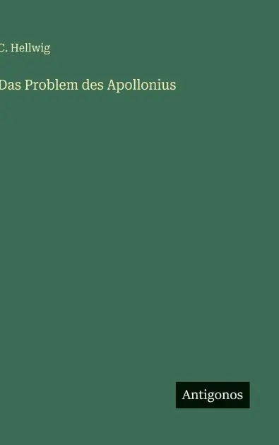 Modern Das Problem des Apollonius